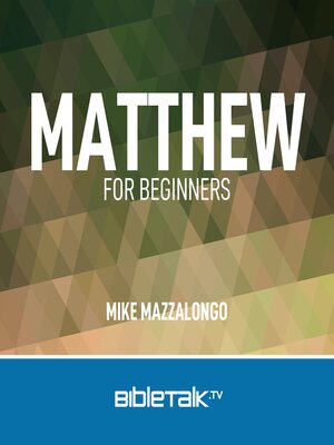 cover image of Matthew for Beginners